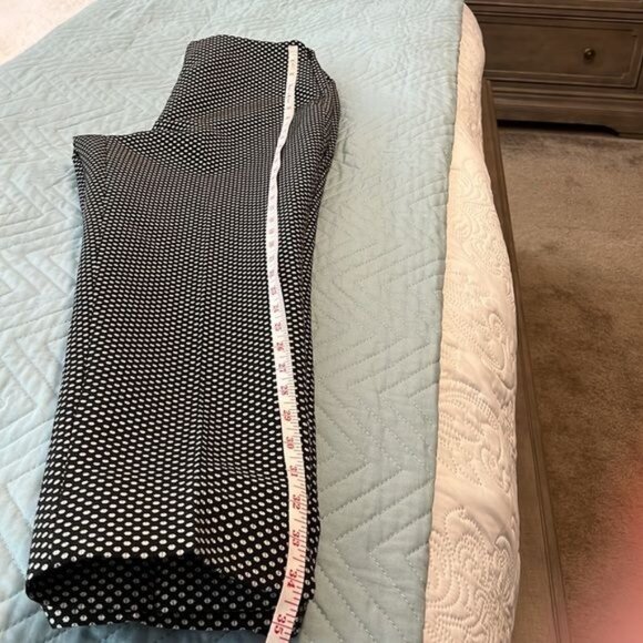 RSVP by Talbots black pants w/white & (tiny) gold design size 6 (petite) holiday - Picture 12 of 15